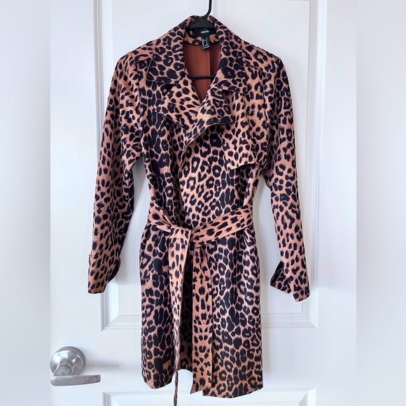 Forever 21 Animal Print Coat - Picture 1 of 6